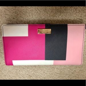 Kate Spade - color block wallet